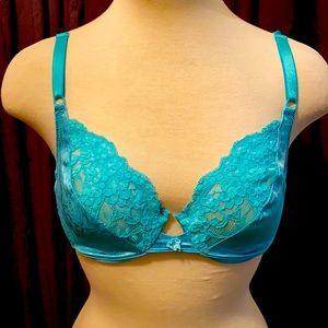 Vanity Fair teal bra